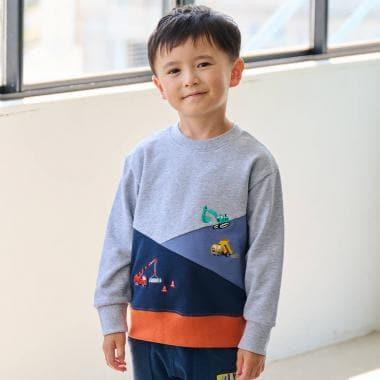 工程車輛圖案切換衛衣