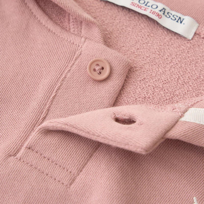 【U.S.POLO ASSN.】單點刺繡翻領衛衣