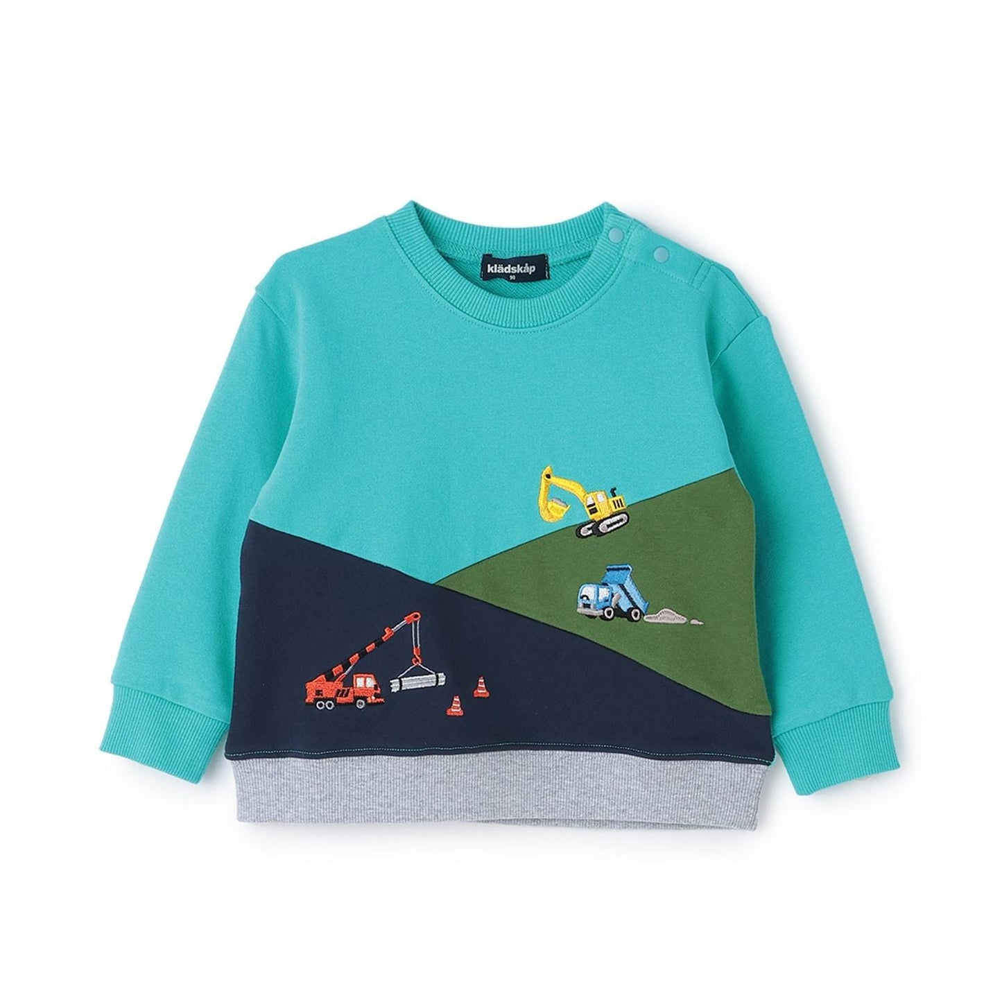 工程車輛圖案切換衛衣