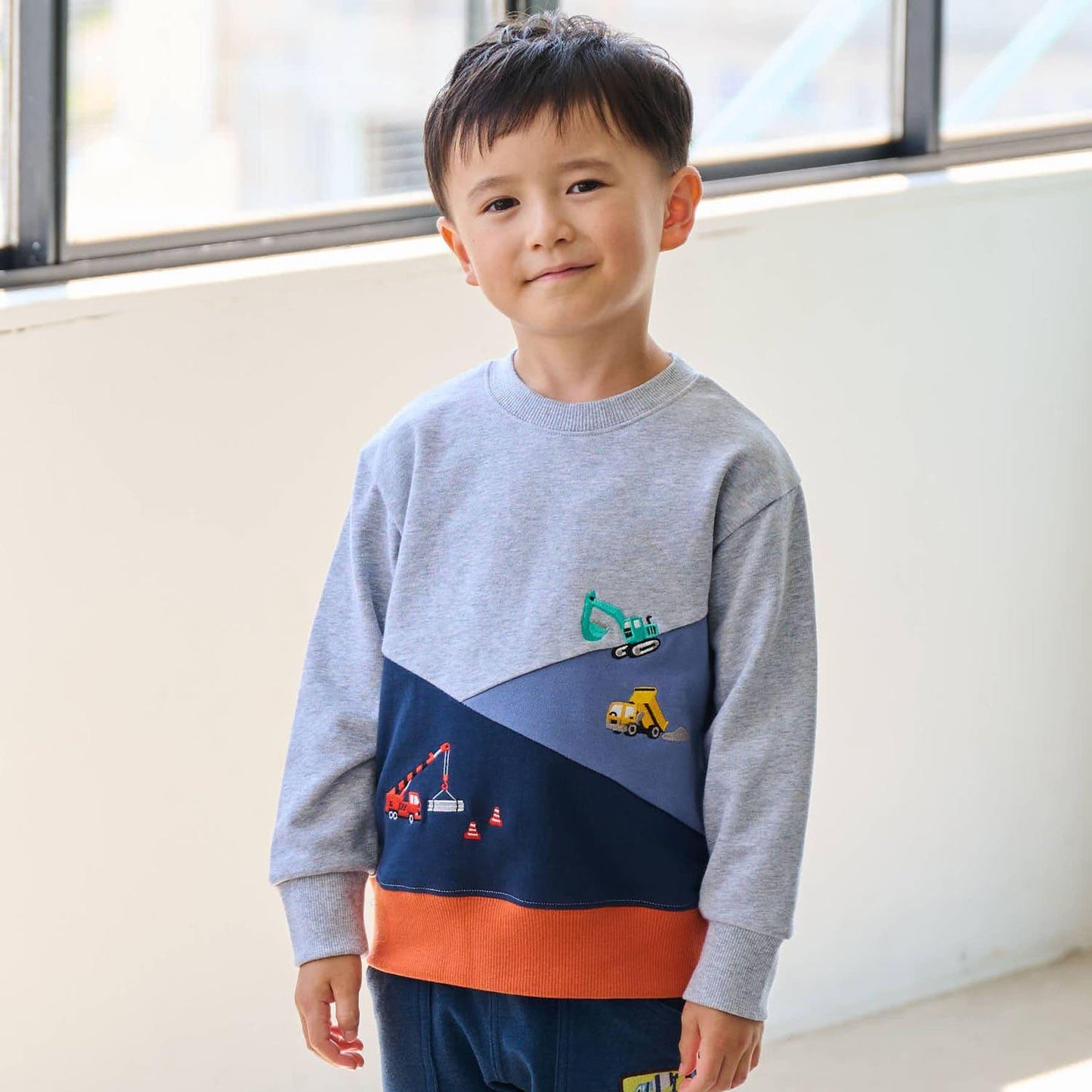 工程車輛圖案切換衛衣