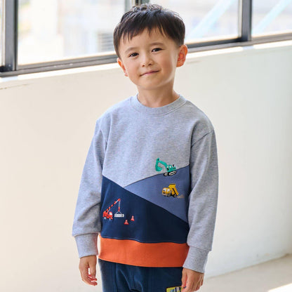 工程車輛圖案切換衛衣