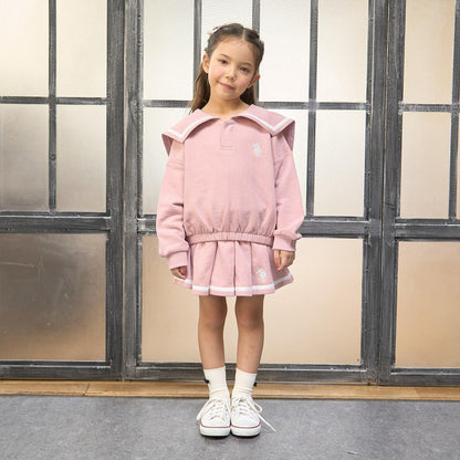 【U.S.POLO ASSN.】衛衣百褶裙（帶安全褲）