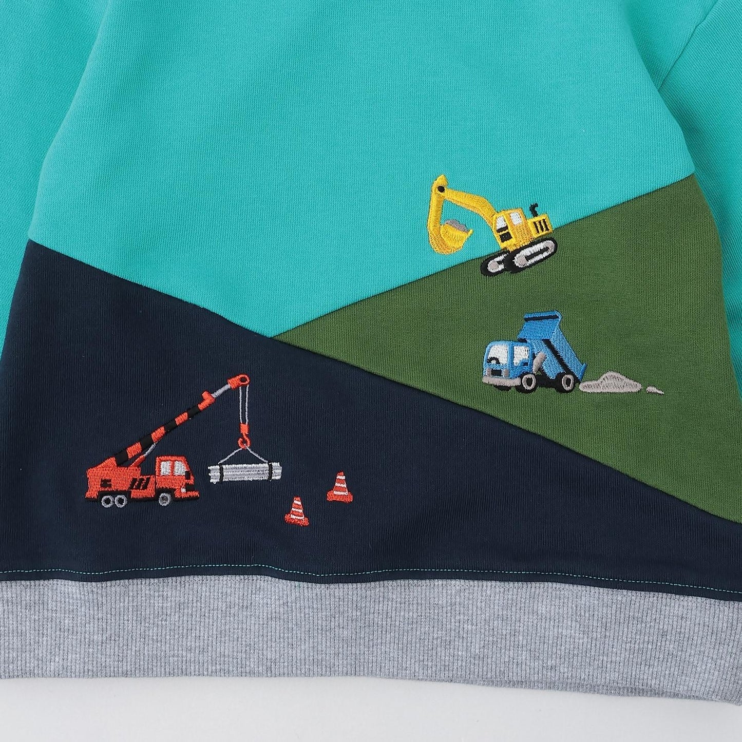 工程車輛圖案切換衛衣