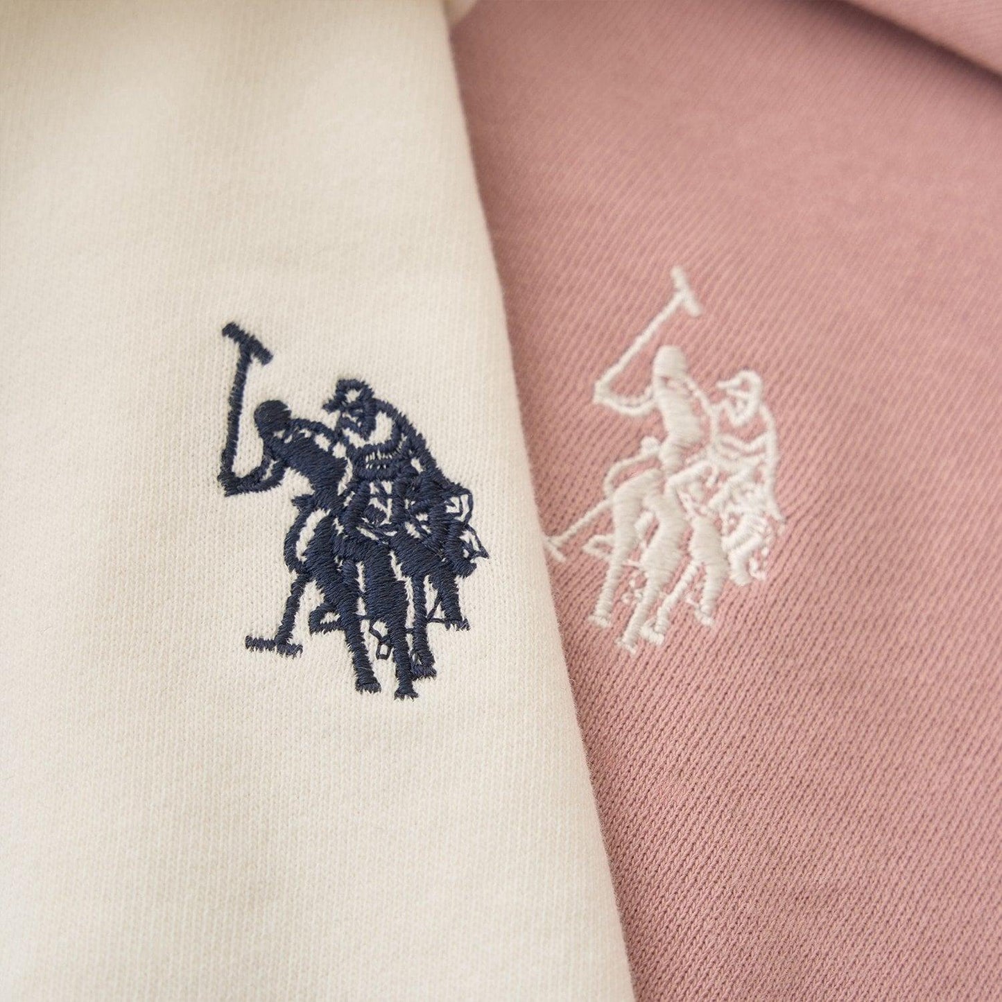 【U.S.POLO ASSN.】單點刺繡翻領衛衣