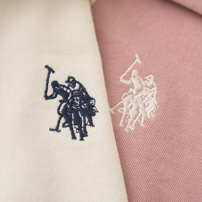 【U.S.POLO ASSN.】單點刺繡翻領衛衣