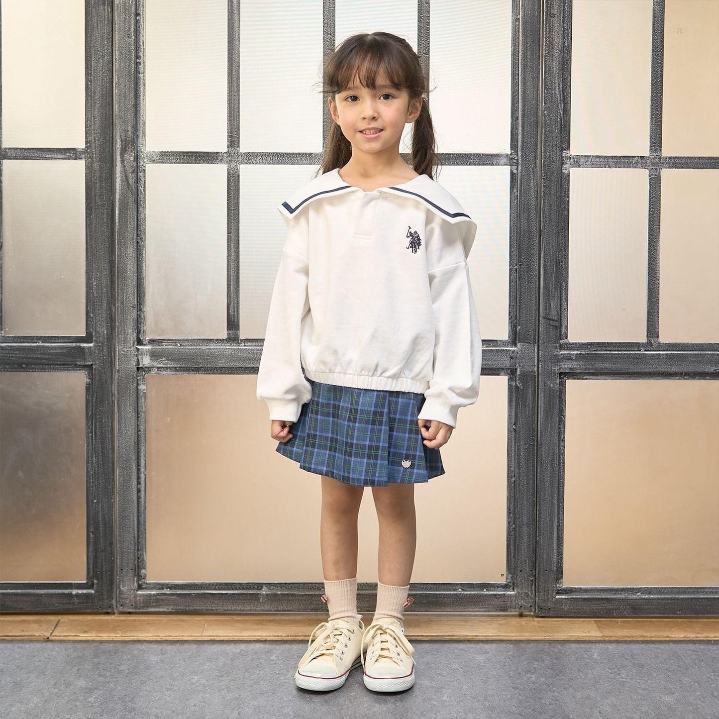 【U.S.POLO ASSN.】單點刺繡翻領衛衣