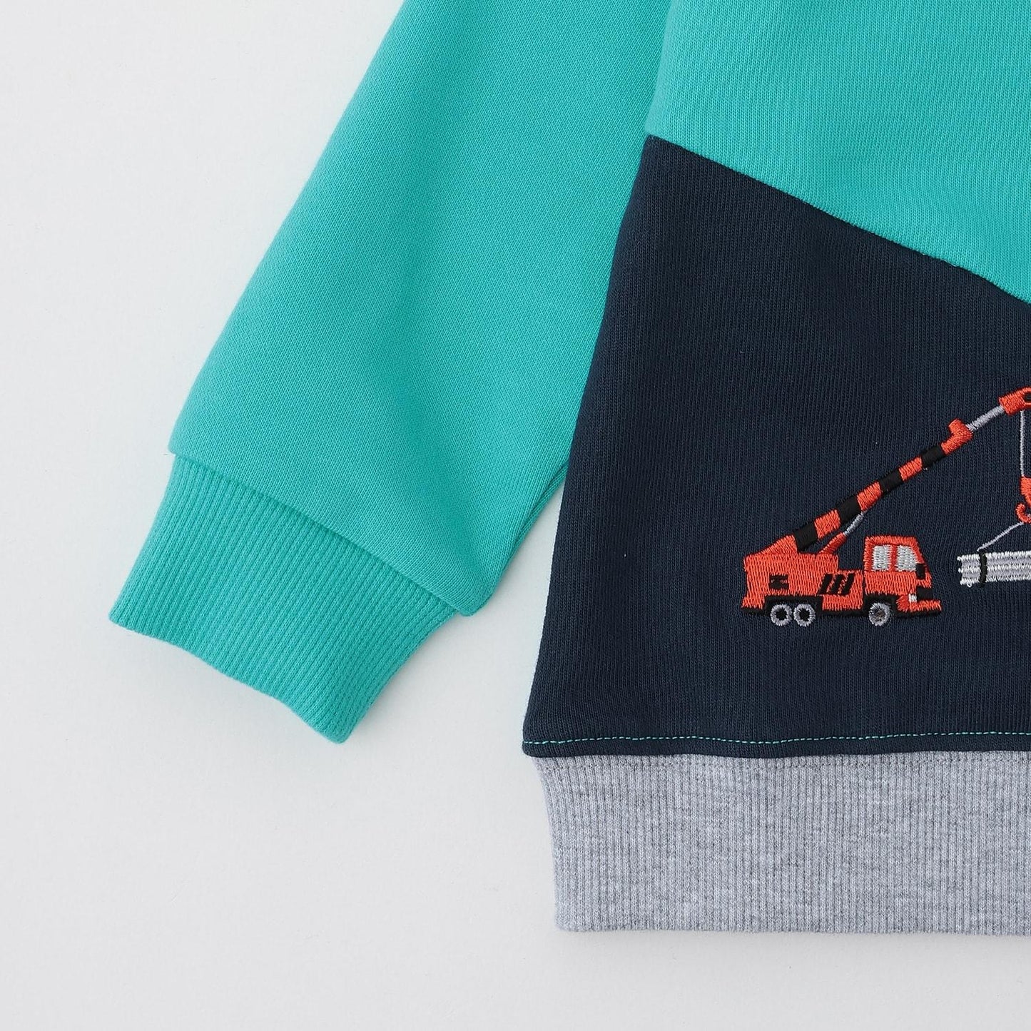 工程車輛圖案切換衛衣