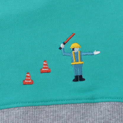 工程車輛圖案切換衛衣