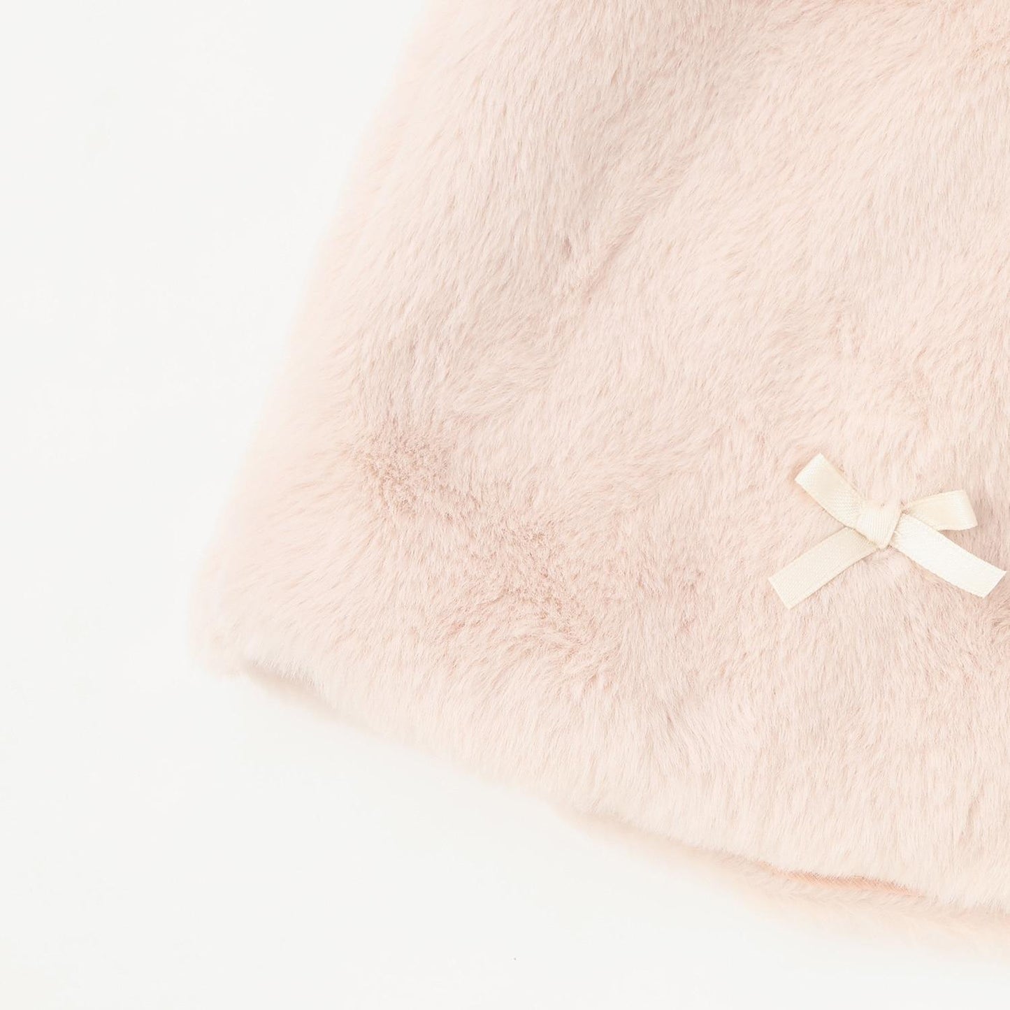 2WAY領結毛絨披肩