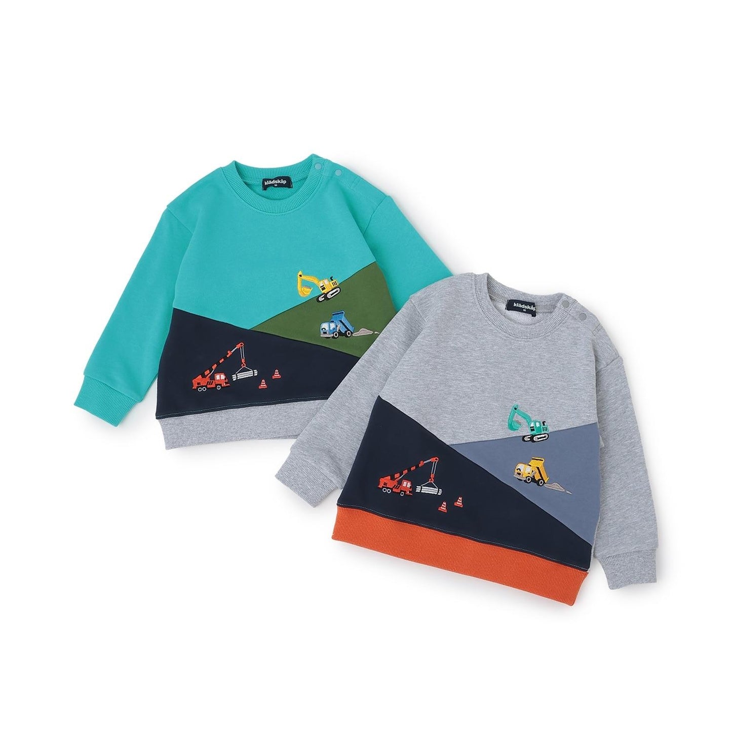 工程車輛圖案切換衛衣