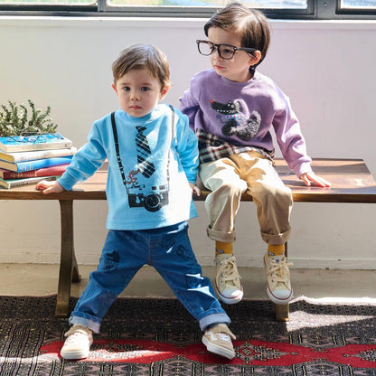 相機錯視印花衛衣