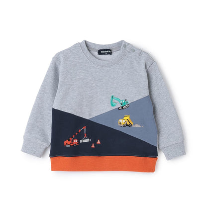 工程車輛圖案切換衛衣