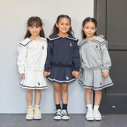 【U.S.POLO ASSN.】單點刺繡翻領衛衣