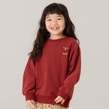 【親子款】【365D.】城市圖標刺繡寬鬆衛衣