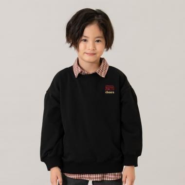 【親子款】【365D.】城市圖標刺繡寬鬆衛衣