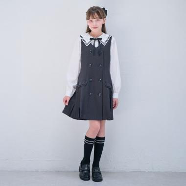 百褶連衣裙裙褲