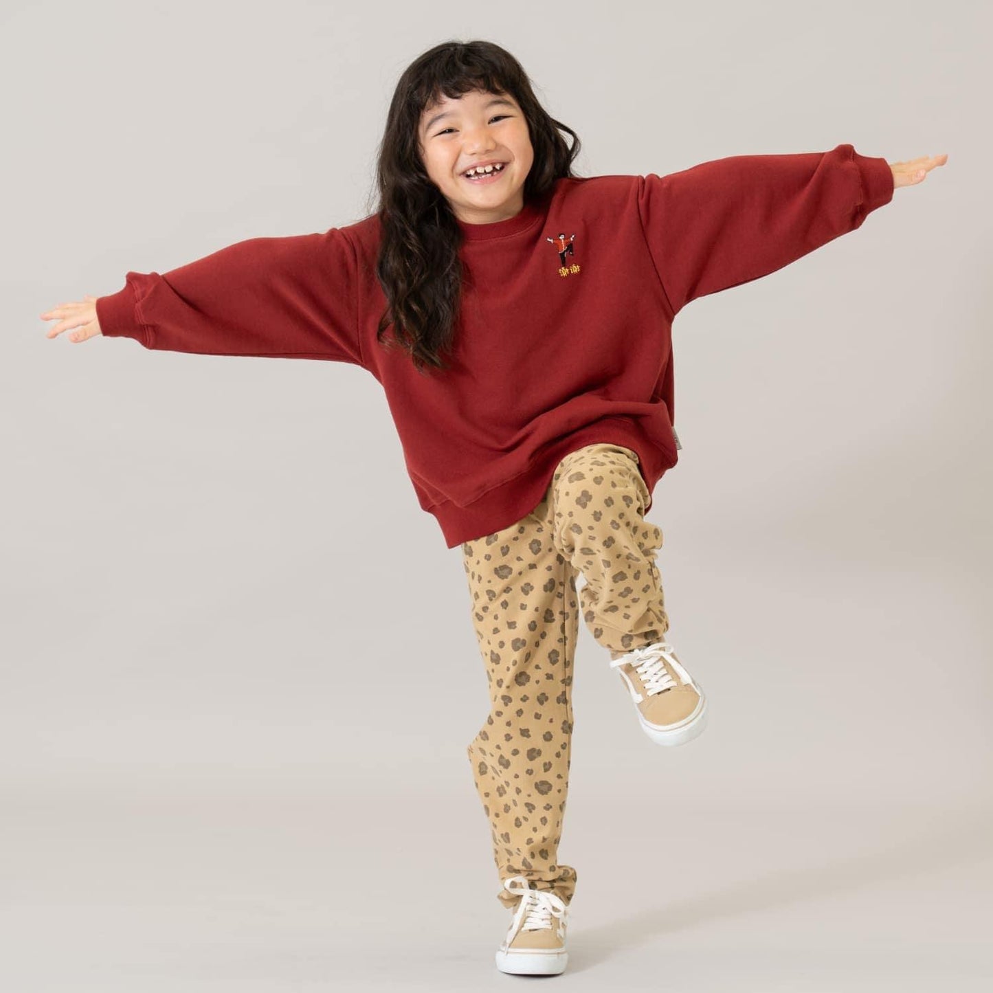 【親子款】【365D.】城市圖標刺繡寬鬆衛衣