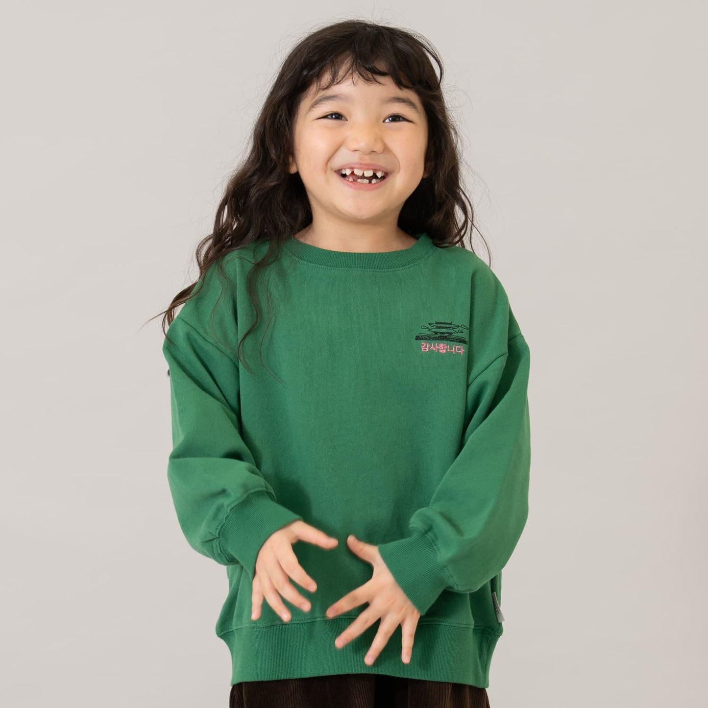 【親子款】【365D.】城市圖標刺繡寬鬆衛衣