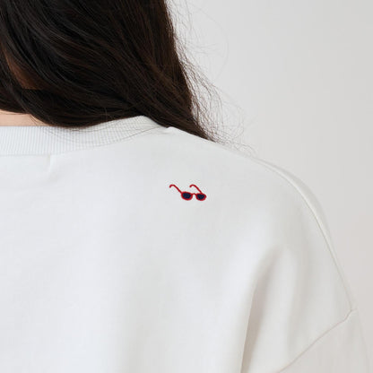 【130cm可選】巴黎圖案刺繡套頭衫