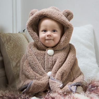 【抗菌防臭】2WAY動物絨毛披肩