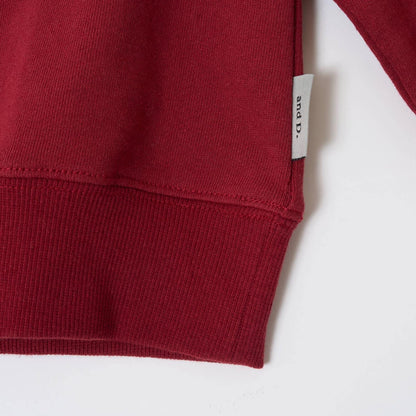 【親子款】【365D.】城市圖標刺繡寬鬆衛衣