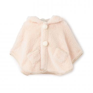 【抗菌防臭】2WAY動物絨毛披肩