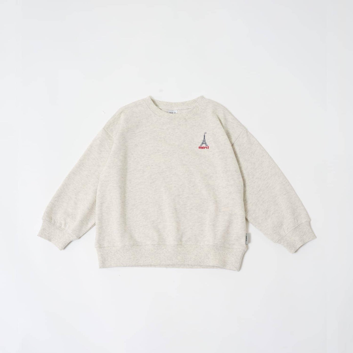 【親子款】【365D.】城市圖標刺繡寬鬆衛衣