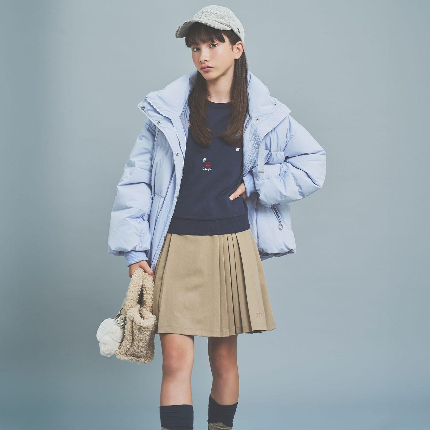 【130cm可選】巴黎圖案刺繡套頭衫