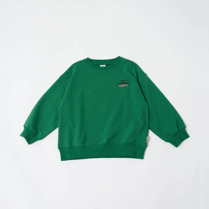 【親子款】【365D.】城市圖標刺繡寬鬆衛衣