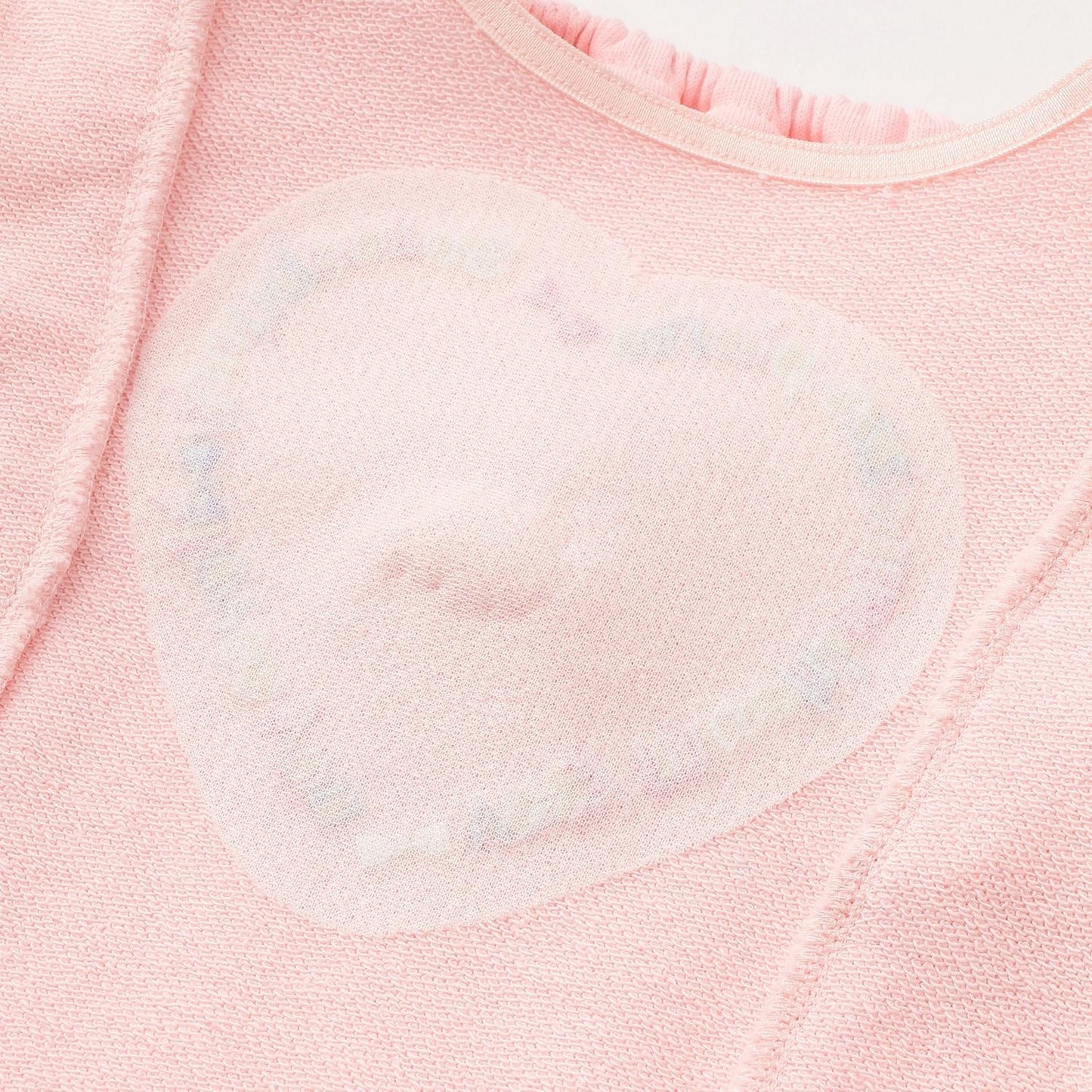 帶兔子玩偶裝飾荷葉邊衛衣