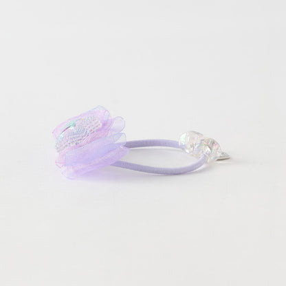 星星裝飾蝴蝶結髮圈2個裝