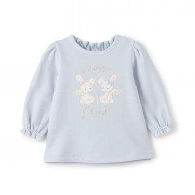 天使兔子刺繡衛衣