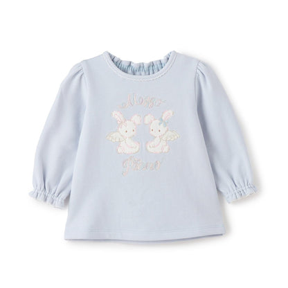 天使兔子刺繡衛衣