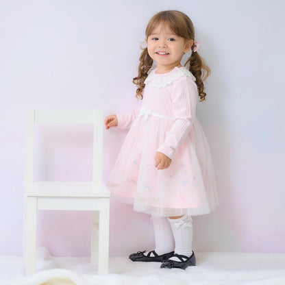 連衣裙刺繡拼接連衣裙配布魯馬套裝