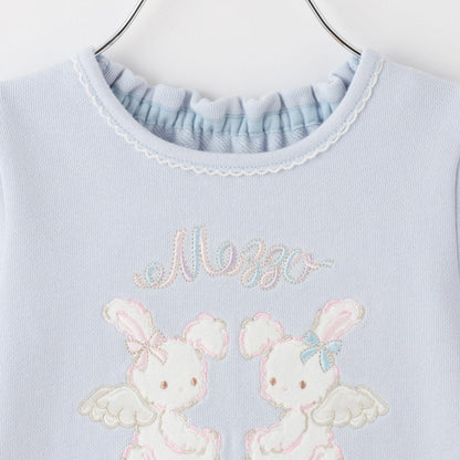 天使兔子刺繡衛衣