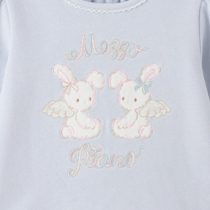 天使兔子刺繡衛衣