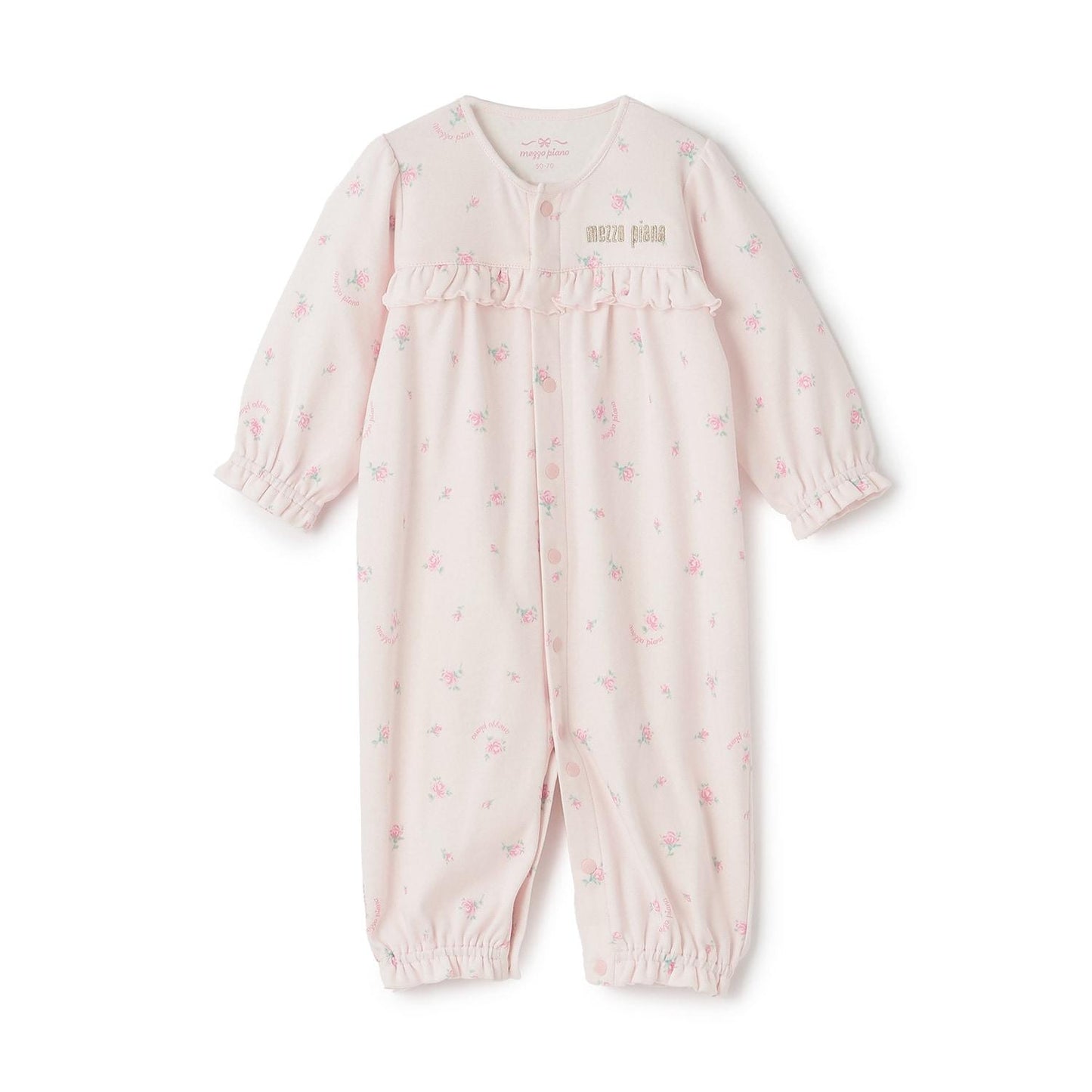 【BOX付】蝴蝶結玫瑰花紋2用連體衣&襪子套裝