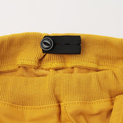 電車下襬翻邊長款直筒褲