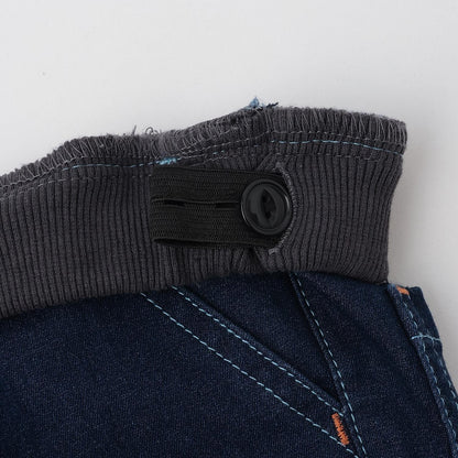 恐龍與重型機械長款直筒褲