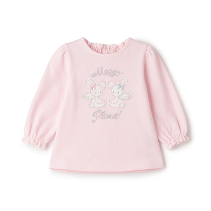 天使兔子刺繡衛衣