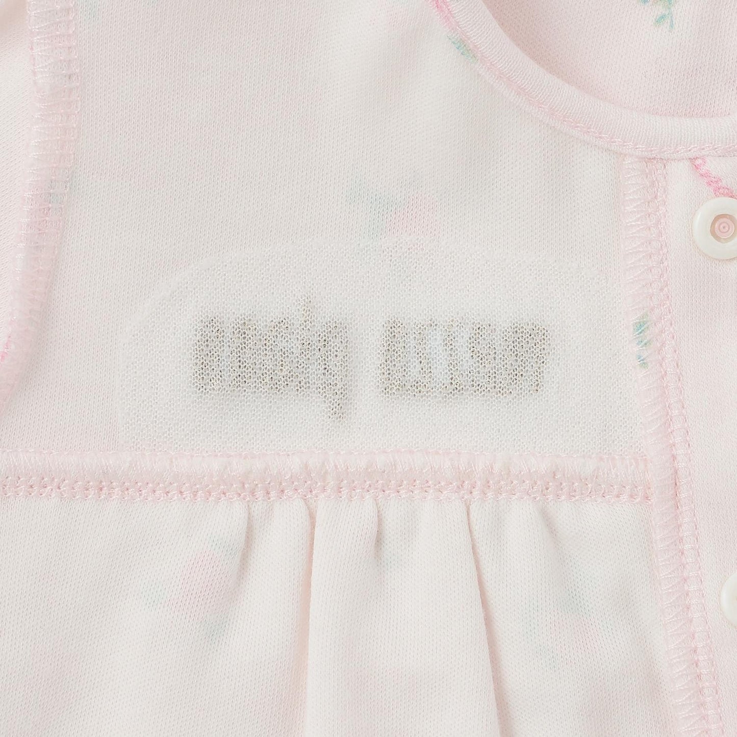 【BOX付】蝴蝶結玫瑰花紋2用連體衣&襪子套裝