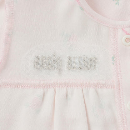 【BOX付】蝴蝶結玫瑰花紋2用連體衣&襪子套裝