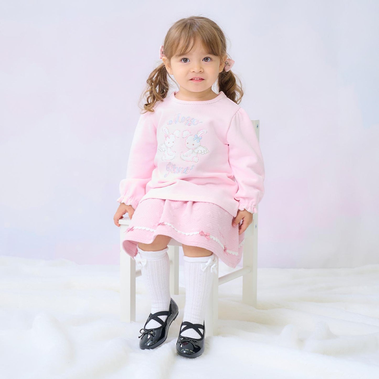 天使兔子刺繡衛衣