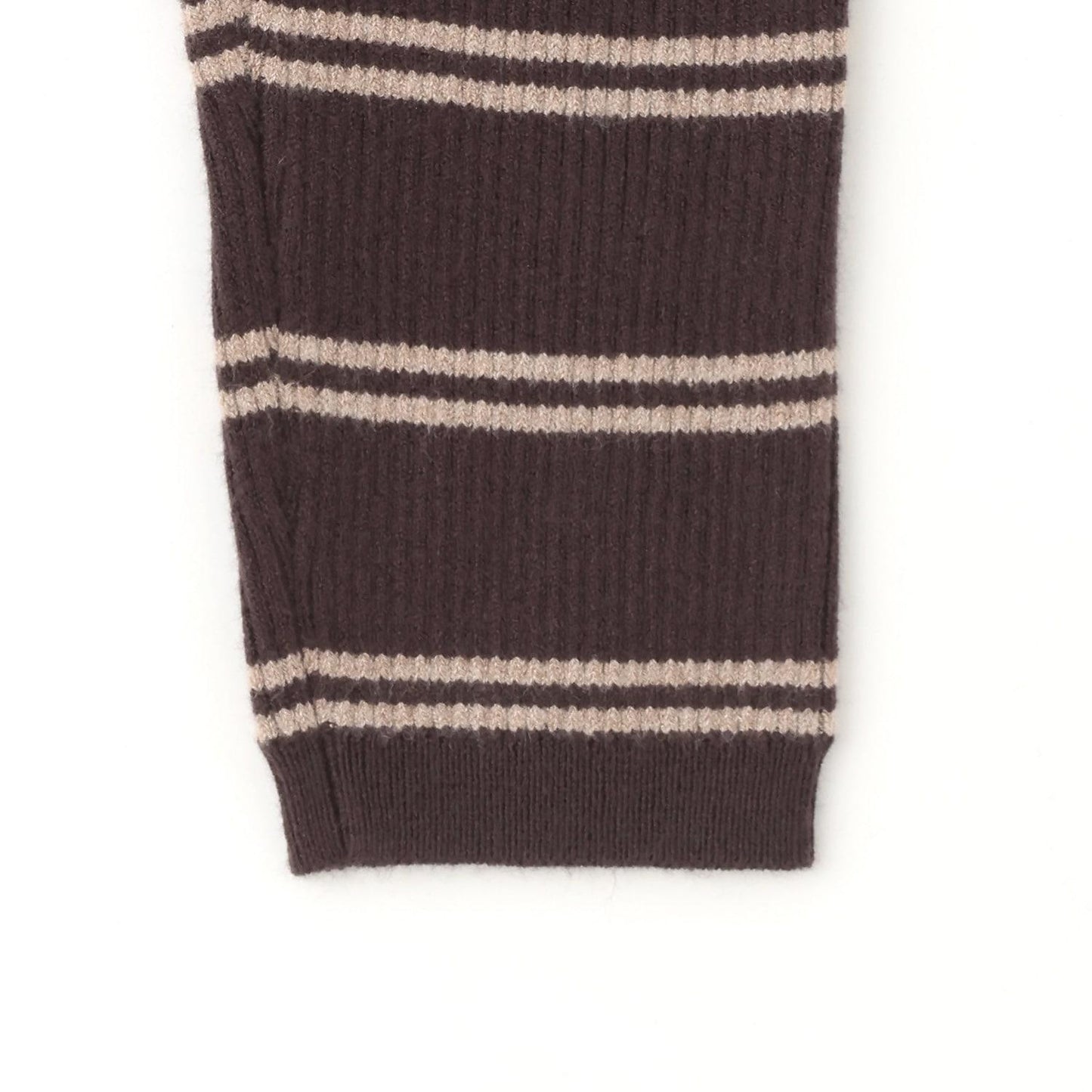 【可水洗】多色條紋針織打底褲