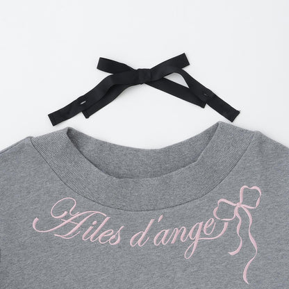 衛衣& T恤套裝（可做一字肩款式）