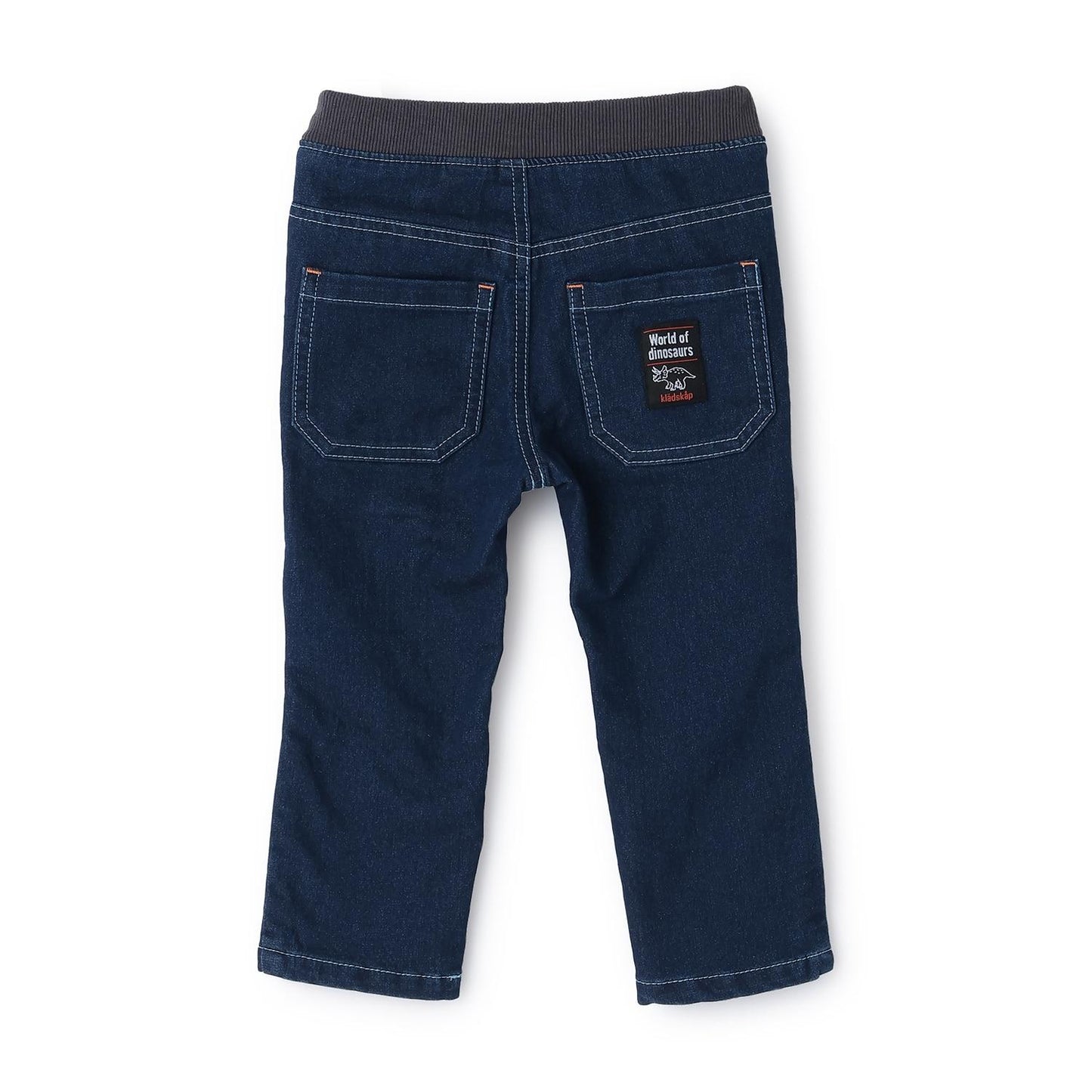 恐龍與重型機械長款直筒褲