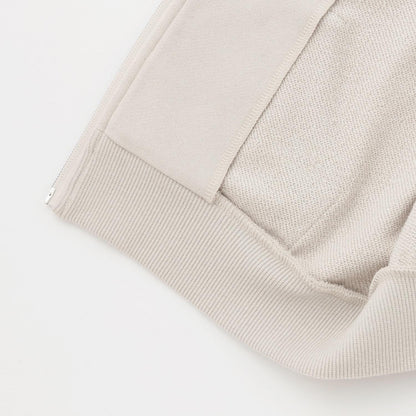 運動風拉鍊連帽衛衣&裙褲套裝