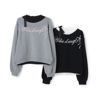 衛衣& T恤套裝（可做一字肩款式）