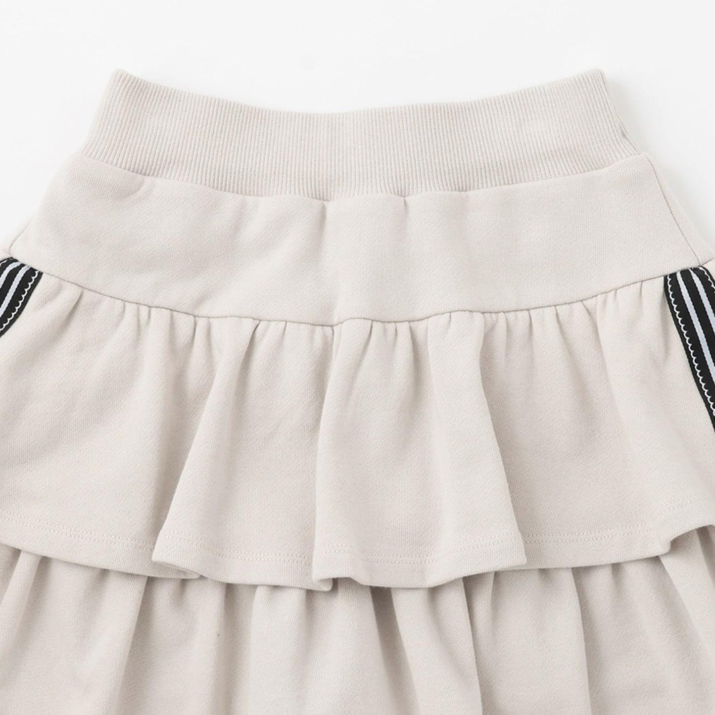 運動風拉鍊連帽衛衣&裙褲套裝