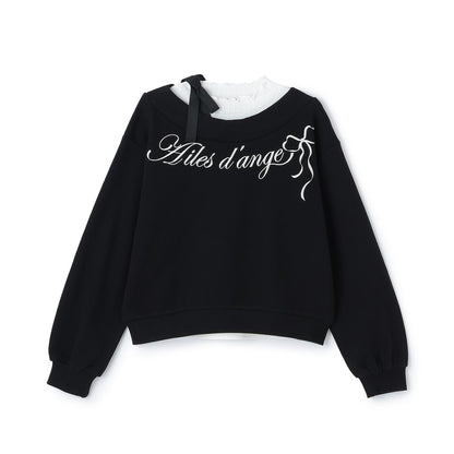 衛衣& T恤套裝（可做一字肩款式）